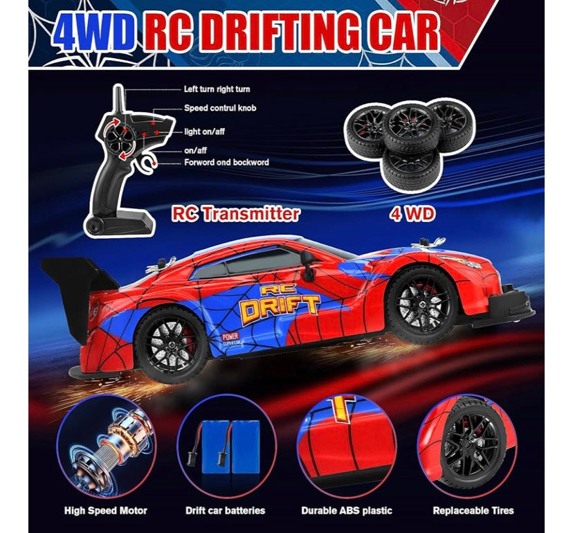 Mini drift car ( spiderman)